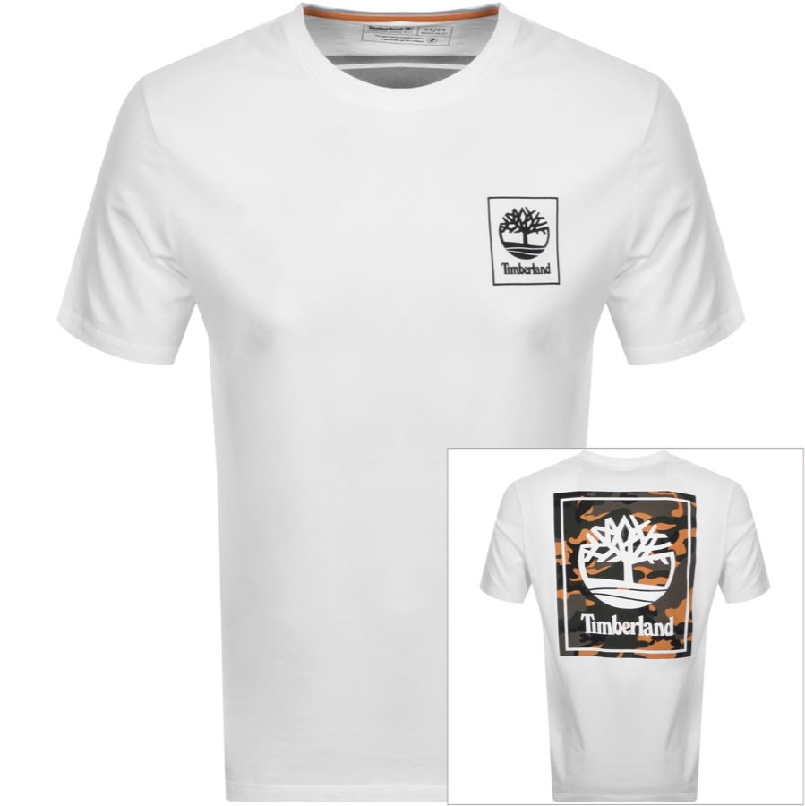 Alternative Image for ProductTimberland Back Logo T Shirt White1